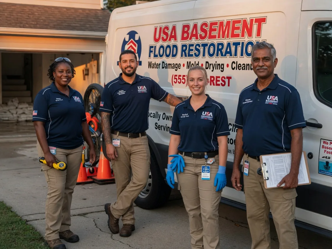 Basement Flood Cleanup company in South Wayne, WI